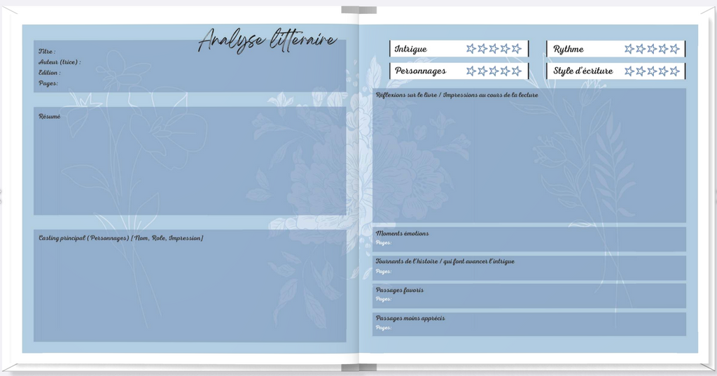 Leser-Notizbuch - Ausgabe Romantik